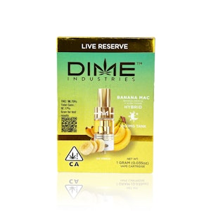 DIME INDUSTRIES - DIME INDUSTRIES - Cartridge - Banana Mac - Live Reserve - 1G