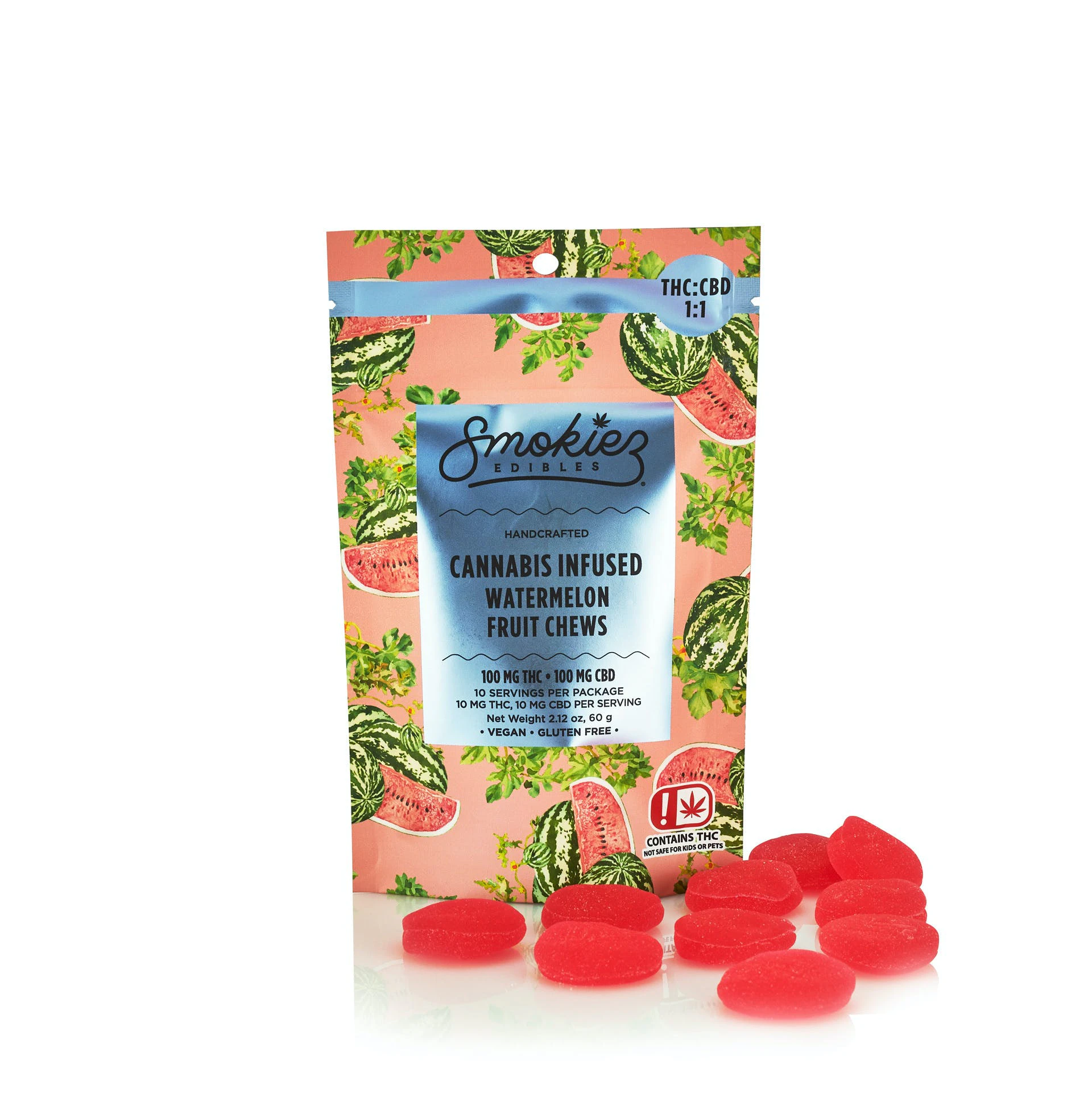 Smokiez Edibles - Watermelon 1:1 THC CBD  Main Image