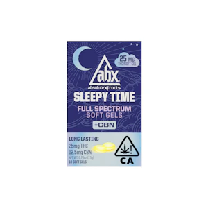 ABX - Sleepy Time + CBN | 25mg Full Spectrum Soft Gels | ABX