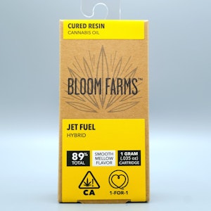 BLOOM FARMS - Bloom Farms Jet Fuel 1g CR Cart