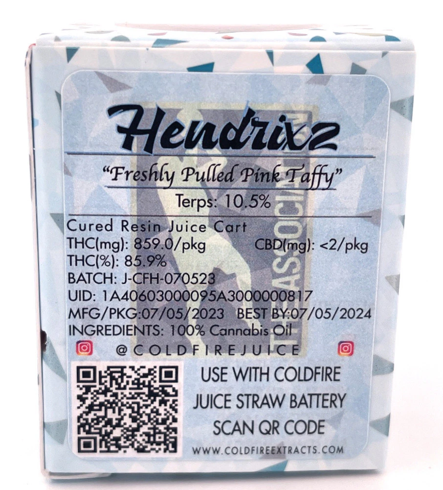 COLD FIRE - ColdFire x The Association - Hendrixz - 1g Juice Cart Main Image