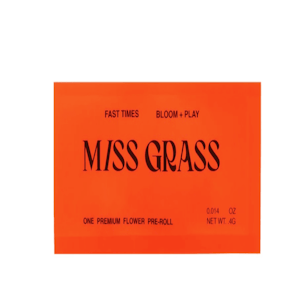 MISS GRASS - Miss Grass | Preroll | Sparks | Fast Times   | 0.4g