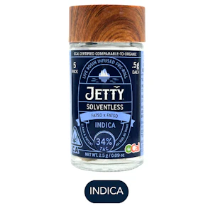 Jetty - Jetty - Solventless - Fatso x Fatso - Infused Preroll 5pk - 2.5g