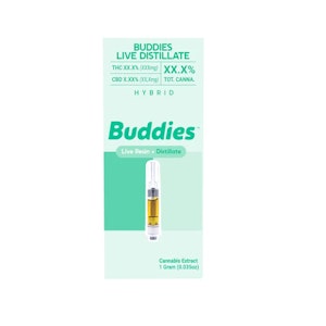 Dosido - Live Distillate - 1g Cartridge (I) - Buddies