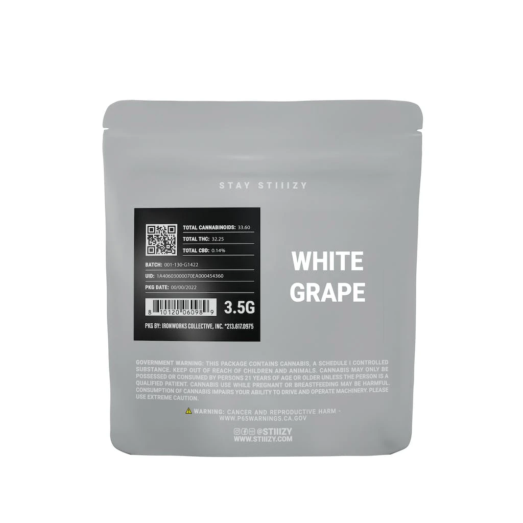 STIIIZY - Stiiizy Grey Label White Grape Flower 3.5g Main Image