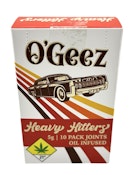 O'Geez | Granddaddy Purple | Heavy Hitters | Infused Pre-roll Pack | 10 x 0.5g