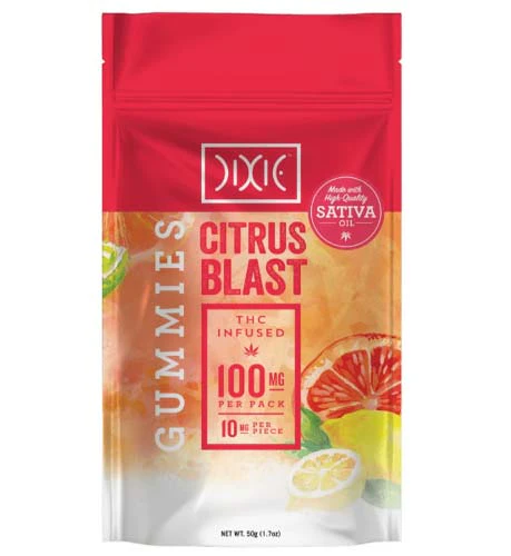 DIXIE - Dixie Citrus Blast Gummies 100mg Main Image