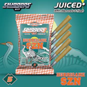 Sluggers Hurricane SZN .7g Pre-Roll 5pk Sativa ( Diamonds & Hash Infused )