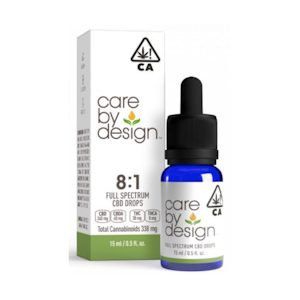 Care By Design - 338mg CBD 8:1 Refresh Oil Drops (15ml)