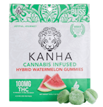 100mg THC Hybrid Watermelon Gummies (10mg - 10 pack) - Kanha