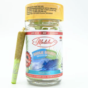 Malibu - High Tide Boogie Boards 4.2g 6 Pack Infused Pre-Rolls - Malibu