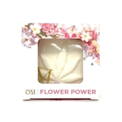 OM BODY: GARDENIA FLOWER POWER 50MG ROSIN BATH BOMB