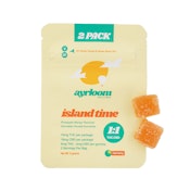 Ayrloom- 2 pack Island Time Pineapple Mango gummies- 1:1 THC/CBD
