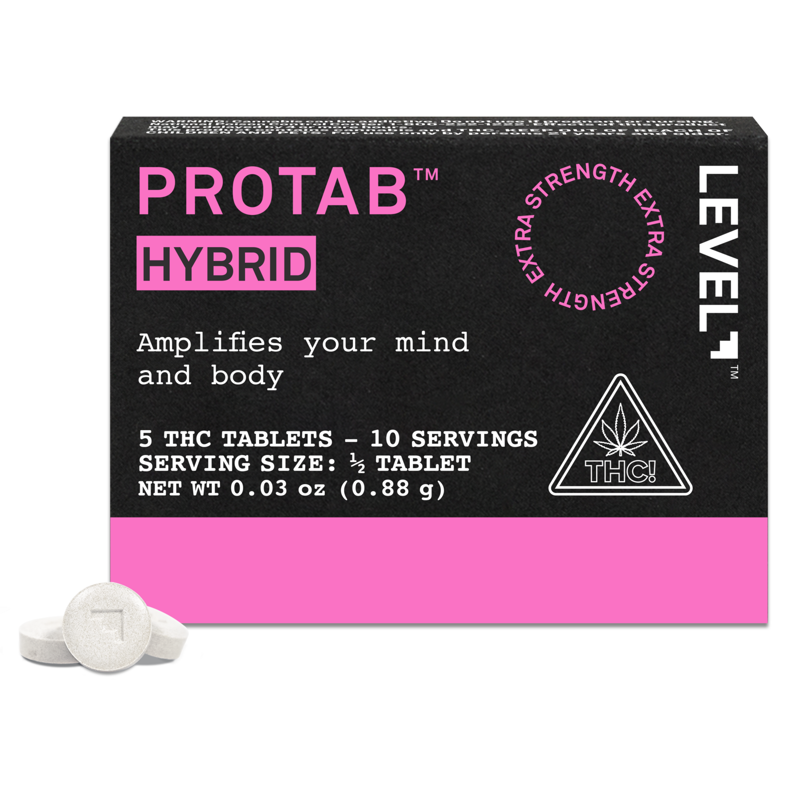 Hybrid Protab 5pk - 100mg Edible