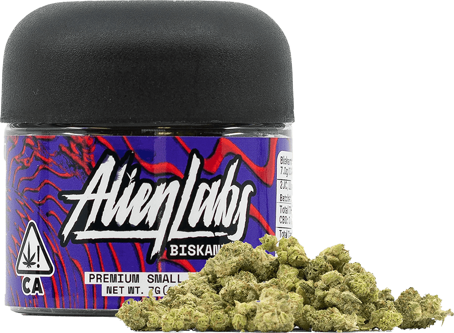 Alien Labs Indoor Biskante Flower Smalls 7g Jar Los Angeles