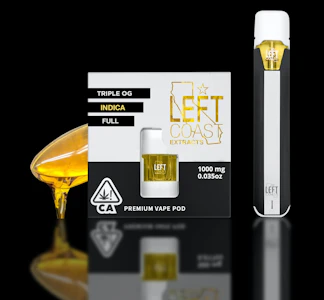 LEFT COAST - Tripple OG POD - Live Resin - .5g (I) - Left Coast