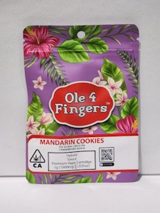 Ole' 4 Fingers - Mandarin Cookies 1g Cart - Ole' 4 Fingers