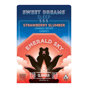 Emerald Sky - EMERALD SKY | STRAWBERRY SLUMBER 1:1:1 THC/CBD/CBN - 10PK | EDIBLE