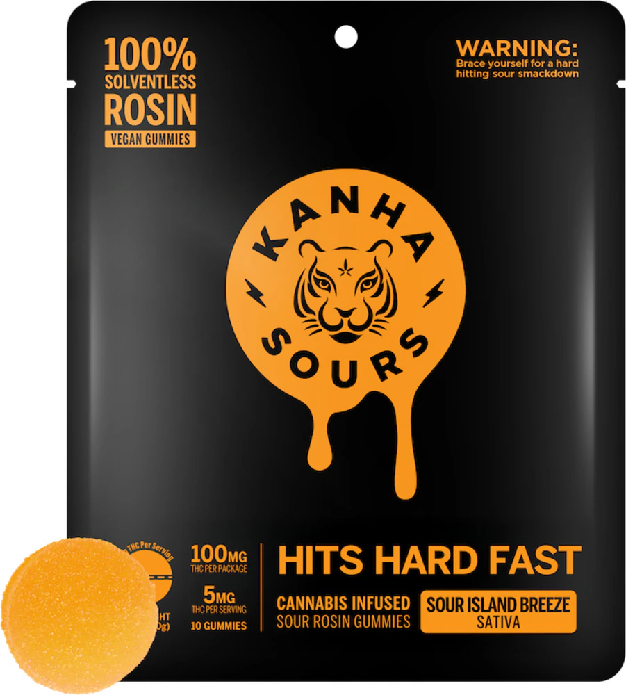 KANHA - KANHA - Rosin - Vegan Solventless Rosin NANO Sativa Sour Island Breeze 100mg Main Image