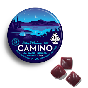 Kiva Confections - CAMINO - MIDNIGHT BLUEBERRY 100MG - KIVA CONFECTIONS