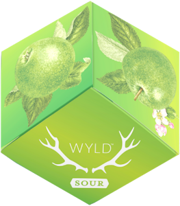 WYLD - Wyld Sour Apple Sativa Gummies 100mg