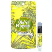 Sour Apple 1g Distillate Cart - Ole' 4 Fingers