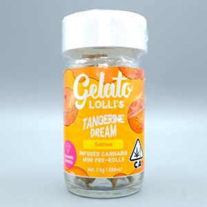 GELATO - Tangerine Dream Lollis Infused 5pk 2.5g - Gelato