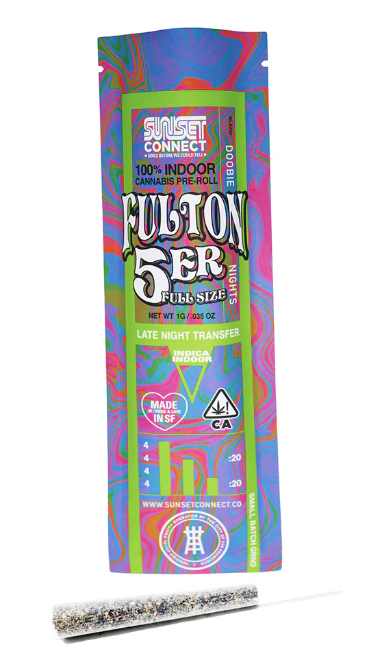 Sunset Connect - 1g Doobie Nights Pre-Roll - Sunset Connect Main Image