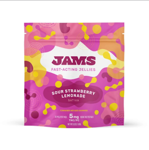 JAMS - [MED] JAMS | Sour Strawberry Lemonade | Fast Acting 20 Pack 100mg