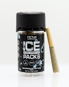 ROVE - 5 PACK - ICE PACKS - WATERMELON ZKITTLES .5G - ROVE