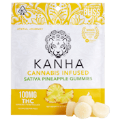[Kanha] Gummies - 100mg - Pineapple (S)