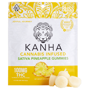 KANHA - [Kanha] Gummies - 100mg - Pineapple (S)