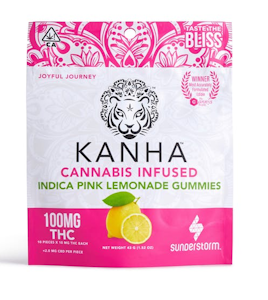 Kanha - Pink Lemonade Gummies Indica 100mg