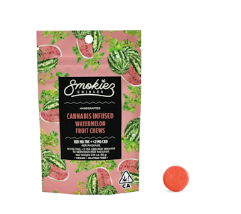 Smokiez Gummiez - Smokiez Gummiez - 100mg - 10ct Gummies - Sweet Watermelon
