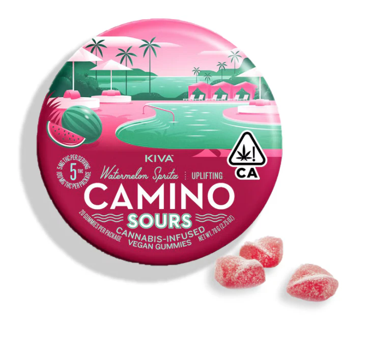 Camino - Camino Sours - 'Uplifting' Watermelon Spritz - 100mg Gummies Main Image