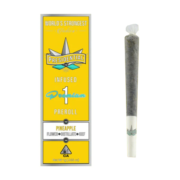 Presidential - 1g Pineapple Infused Moonrock Pre-Roll - Presidential Main Image