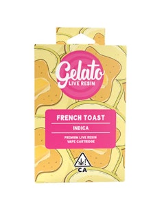 GELATO - Gelato - 1g Live Resin Cart - Creme Brulee