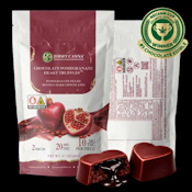 [REC] Inclusion Gourmet | Chocolate Pomegranate Heart Truffles | 20mg/2pc