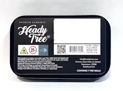 Heady Tree | Blue Nerdz | Shorty's | 7pk Infused Prerolls | 3.5g