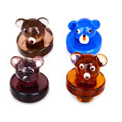 Carb Cap - Bear Head Assorted Color  25mm