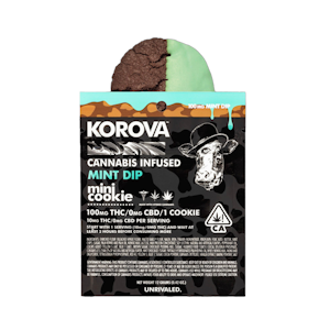 Korova - 100mg THC Korova - Mocha MINI Dip Cookie