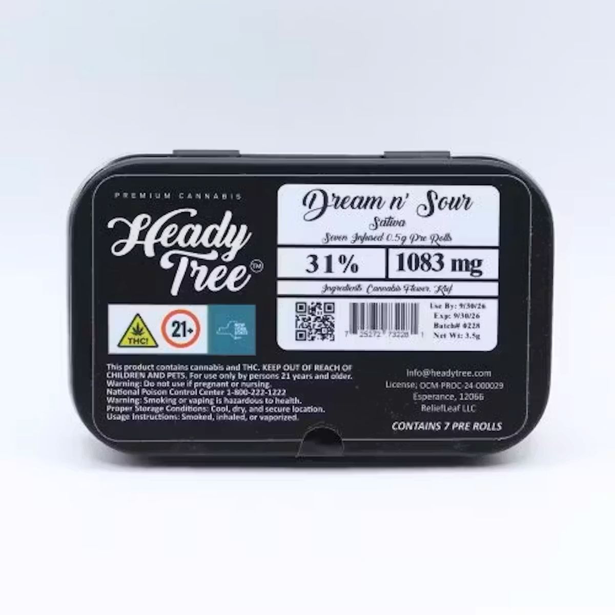 Dream n' Sour Infused 7pk - 3.5g - Preroll