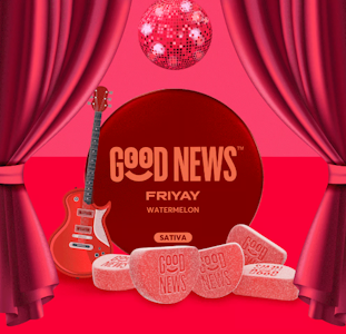 GOOD NEWS - Friyay Watermelon Gummy 10pk - 100mg