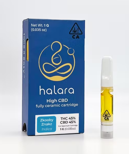 Halara | Zkooby Znaks | 1:1 CBD Cartridge | 1g - Doobie N
