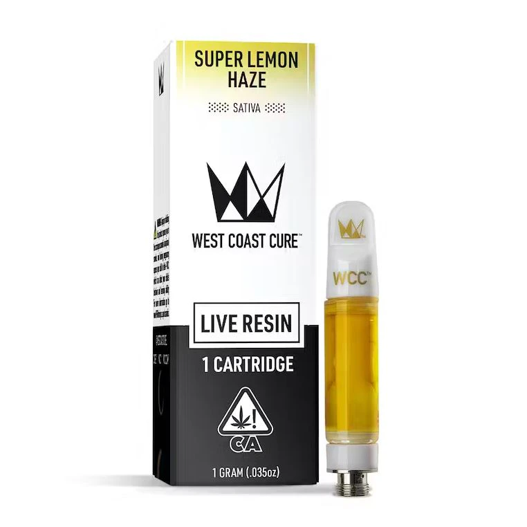West Coast Cure - West Coast Cure - 510 Cartridge - Live Resin - Sativa - Super Lemon Haze - (1g) Main Image