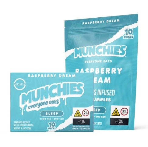 Munchies - Munchies - Raspberry Dream - 100mg Gummies Main Image