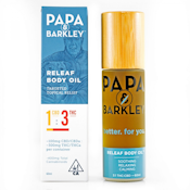 Papa & Barkley Releaf Body Oil 60ml 1:3 THC Rich $45