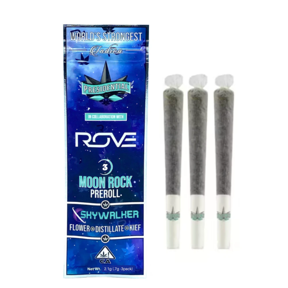 Presidential - [Presidential] Infused Moonrock Mini Preroll 3 Pack - 1.5g - Skywalker (I) Main Image