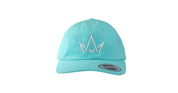 MARCH AND ASH - March And Ash - Bright Blue Hat White Crown Logo - Dad Hat