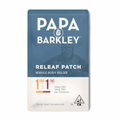 Papa & Barkley - 1:1 CBD/THC Releaf Patch - 15mg CBD : 15mg THC